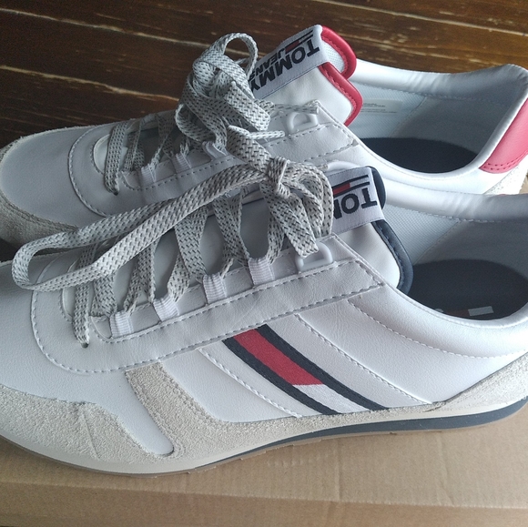 Tommy Hilfiger Jeans White multi  Men's Sneakers - Picture 6 of 9